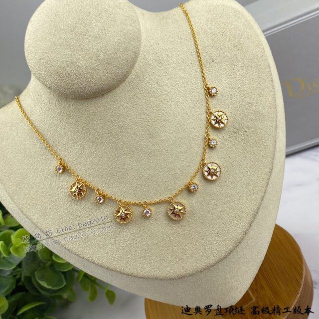 Dior飾品 迪奧經典熱銷款925雜色羅盤手鏈 雙面迪奧Dior八芒星手鏈  zgd1486